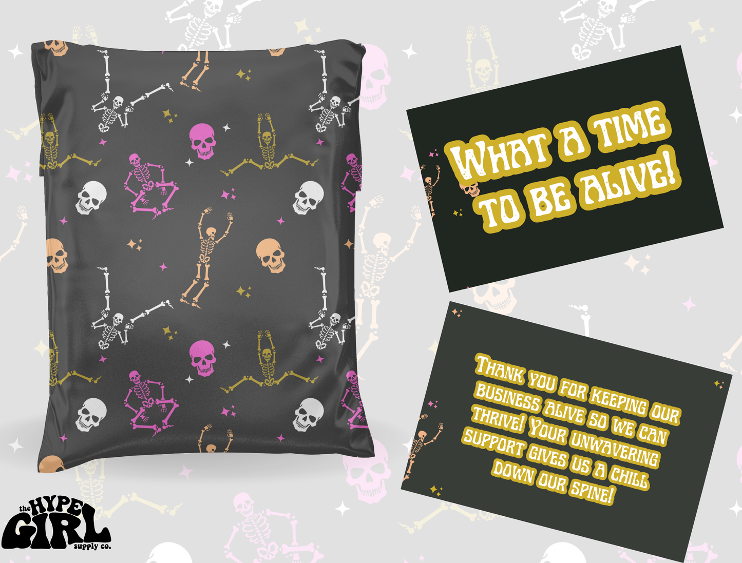 Stephanie's Skeleton Spooktacular Insert Cards