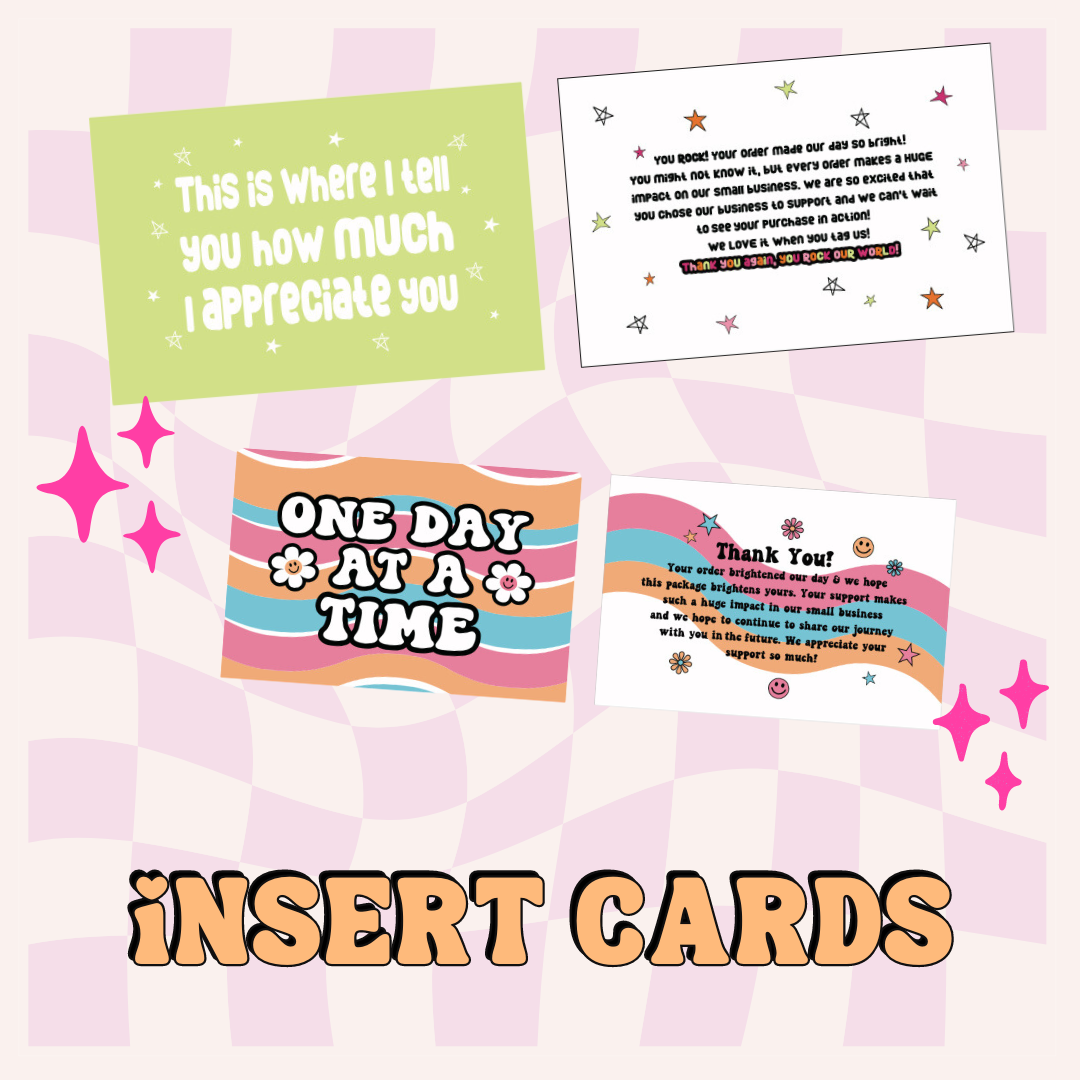Insert Cards – The Hype Girl Supply Co.